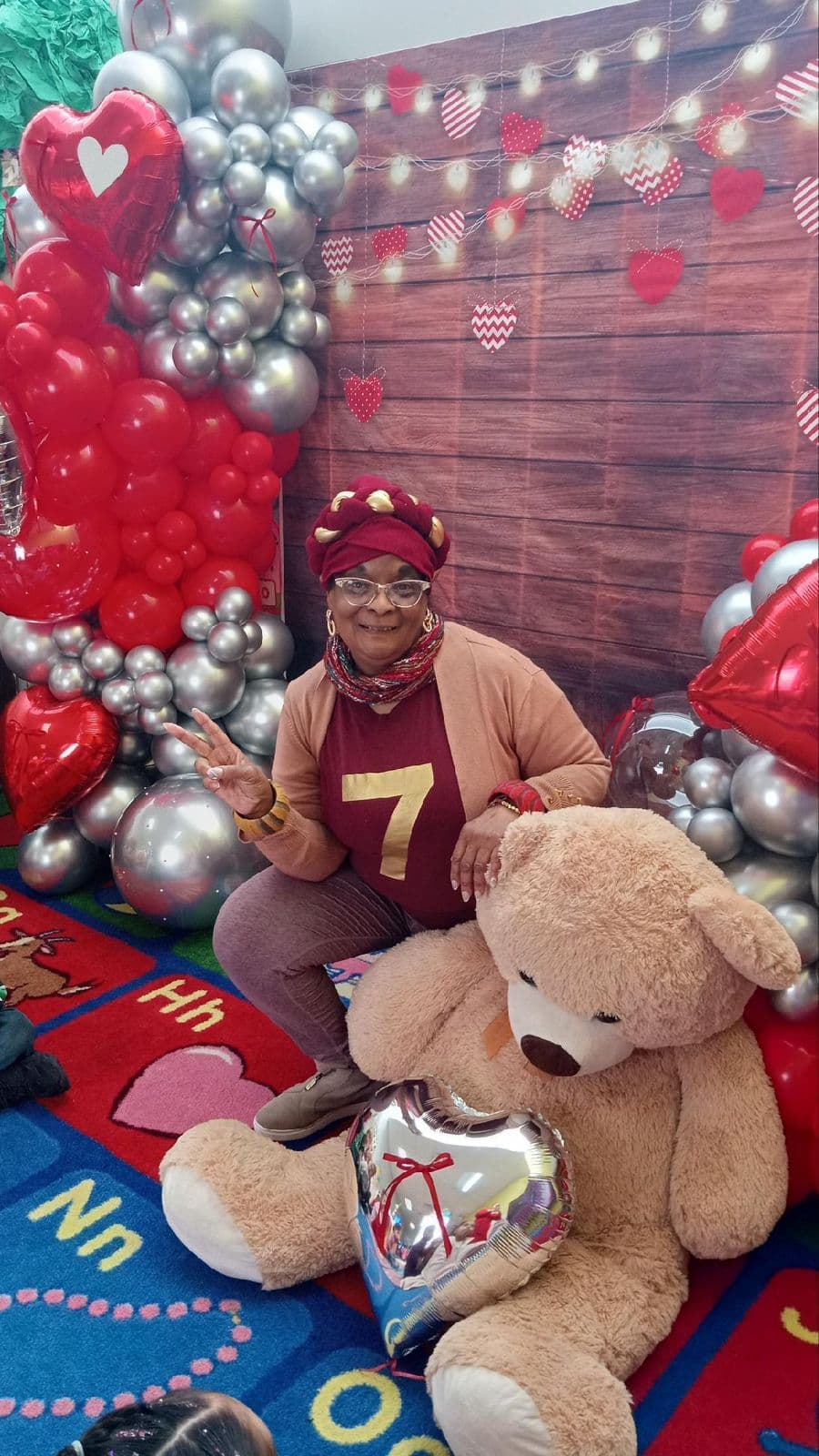 Laurita at a children's event